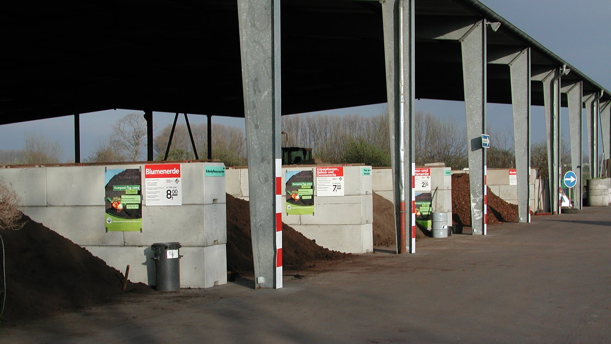 Erden von Floratop können als lose Ware auf Kompostierungsanlagen erworben werden