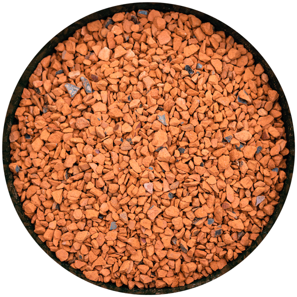 Ziegelsplitt als Substratzuschlagstoff